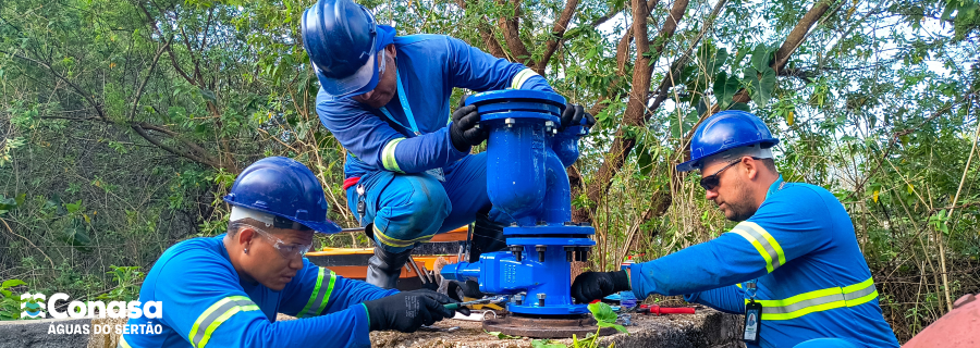 Conasa Águas do Sertão realiza megaoperação na região Serrana para combater perdas e modernizar infraestrutura