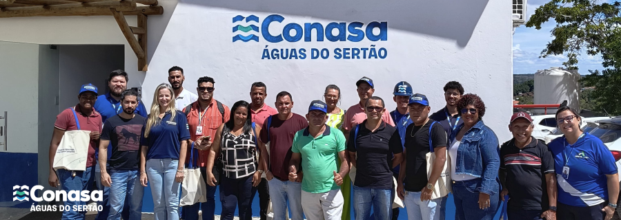 Imagem Líderes comunitários de Penedo visitam base de operações da Conasa Águas do Sertão 