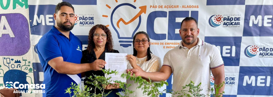 Imagem Conasa Águas do Sertão doa mudas nativas para municípios alagoanos