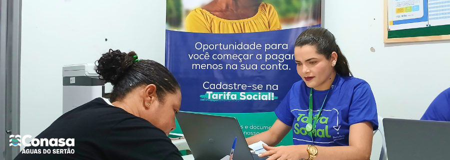 Imagem Mutirão da Conasa Águas do Sertão em Penedo vai facilitar acesso da população à Tarifa Social de água