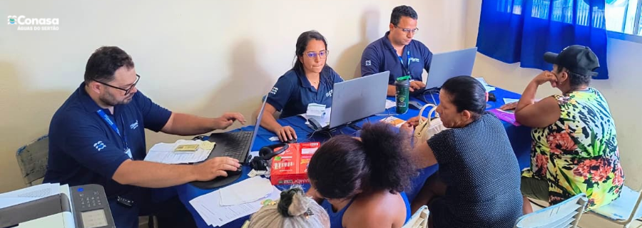 Imagem Conasa Águas do Sertão leva o projeto Caravana Conta em Dia para o povoado Alagoinhas, em Igreja Nova
