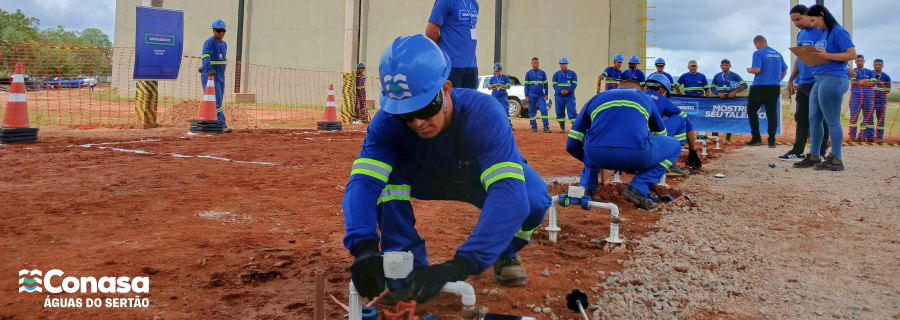 Imagem Heróis anônimos do saneamento disputam título de ‘Craque’ em olimpíada de habilidades técnicas no Sertão