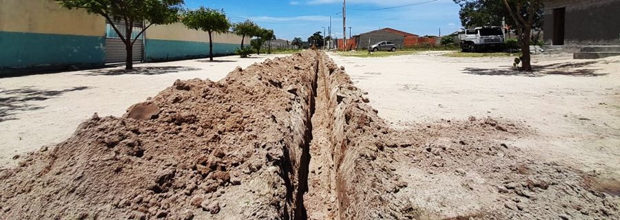 Imagem Águas do Sertão realiza interligação de rede em bairros de São Miguel dos Campos Imagem Águas do Sertão realiza interligação de rede em bairros de São Miguel dos Campos