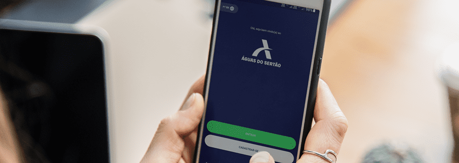 Imagem Águas do Sertão lança aplicativo e novo visual da conta