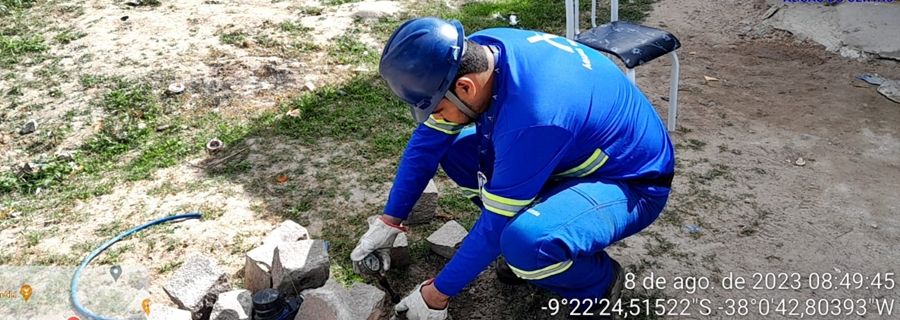 Imagem Águas do Sertão trabalha para normalizar abastecimento em bairro de Delmiro Gouveia Imagem Águas do Sertão trabalha para normalizar abastecimento em bairro de Delmiro Gouveia