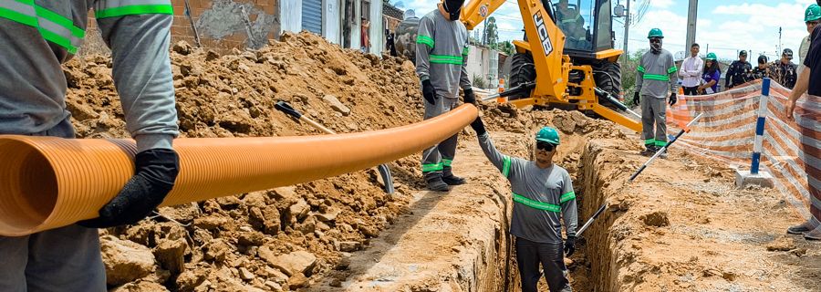 Imagem Nota de esclarecimento sobre as obras de saneamento em Palmeira dos Índios Imagem Nota de esclarecimento sobre as obras de saneamento em Palmeira dos Índios
