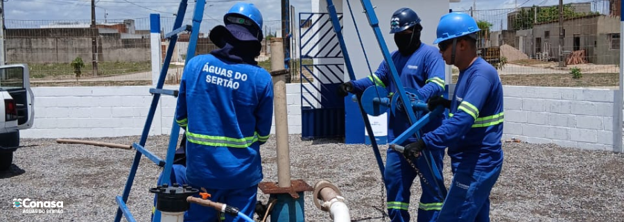 Imagem [Atualização] Equipe da Conasa Águas do Sertão atua para restabelecer água em bairro de São Miguel dos Campos (06/02) 