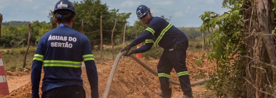 Imagem Conasa Águas do Sertão repara vazamento causado por obras em Palmeira dos Índios