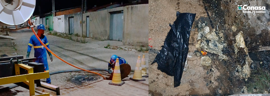 Imagem Lixo indevidamente descartado no esgoto por moradores gera transtorno no conjunto Jota Duarte 